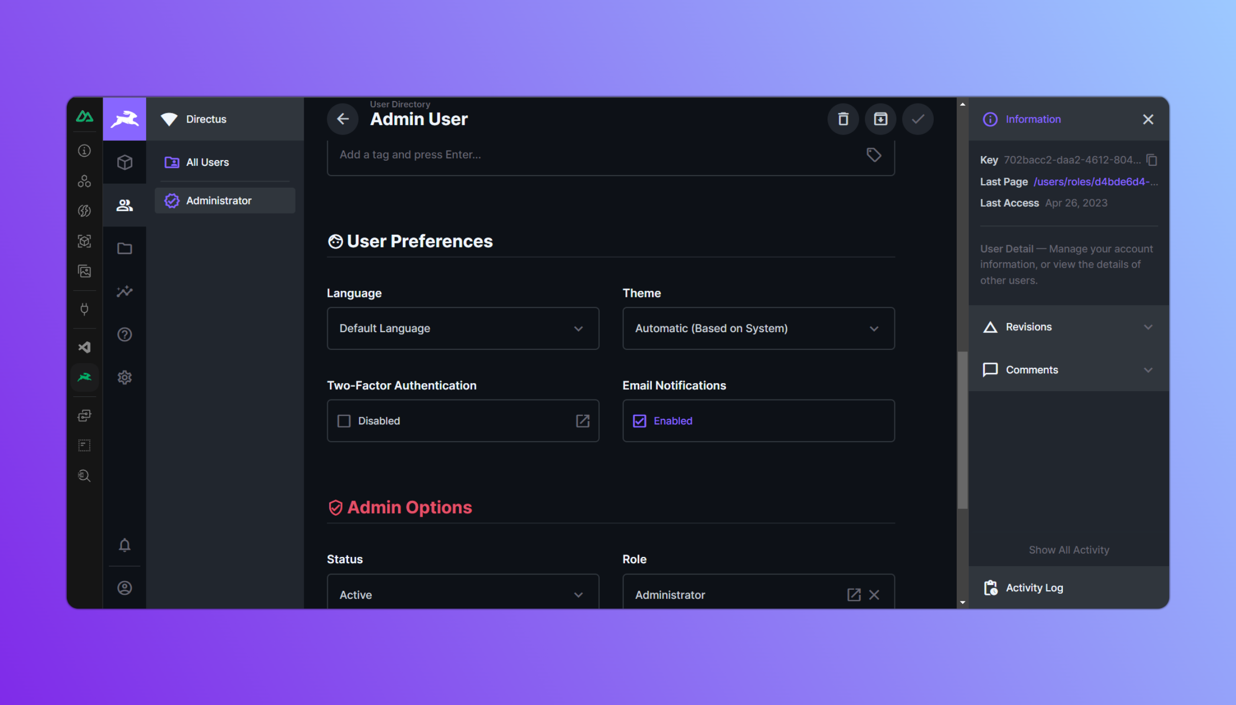 Directus in Nuxt Devtools